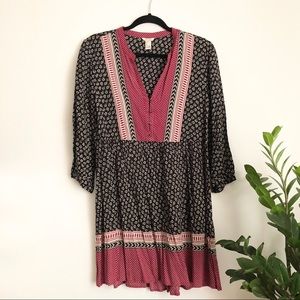 FOREVER 21 3/4 Sleeve Tunic Dress